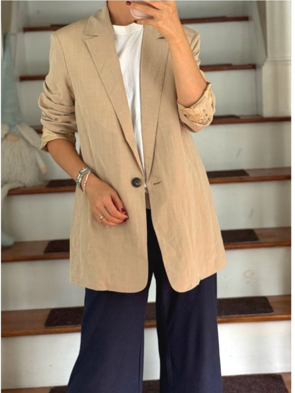 Vince Relaxed Textured Blazer